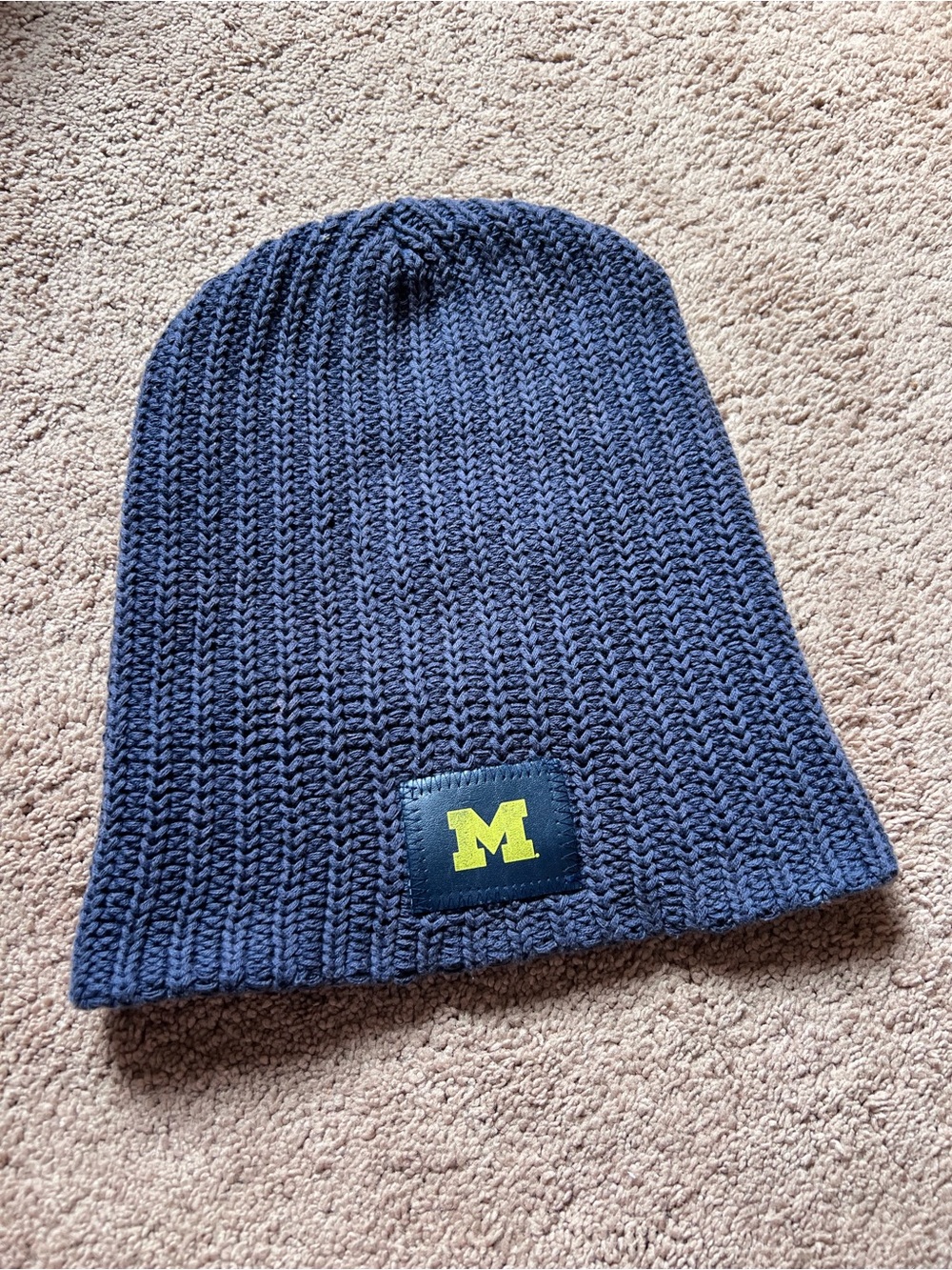 Michigan Wolverines Love Your Melon Women's Knit Beanie - Navy